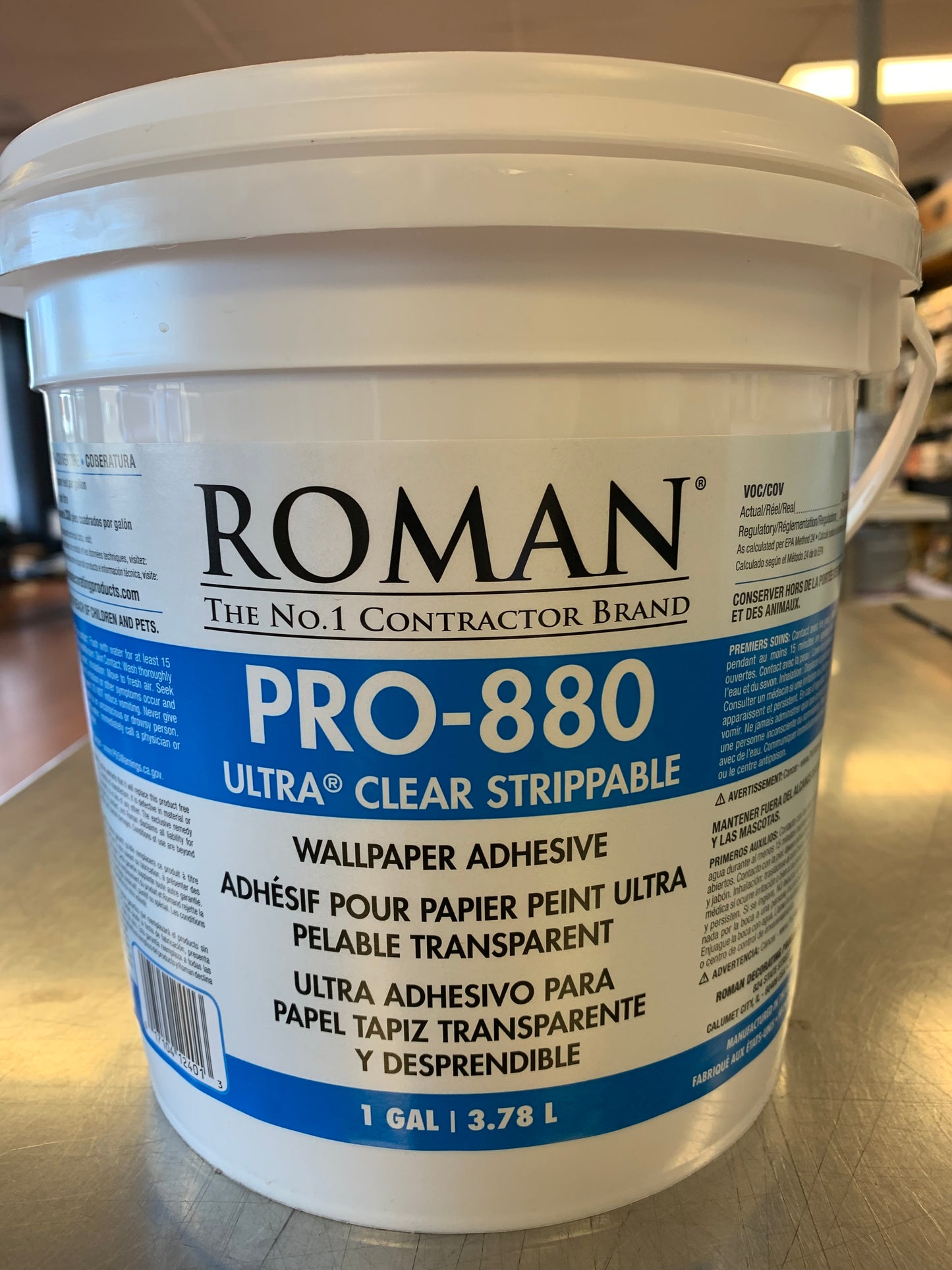 Roman Pro-880 Ultra Clear Wallpaper Adhesive